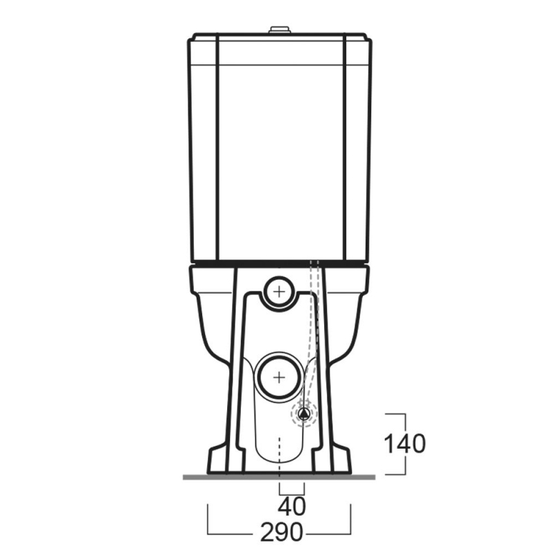 Evane Close Coupled Toilet