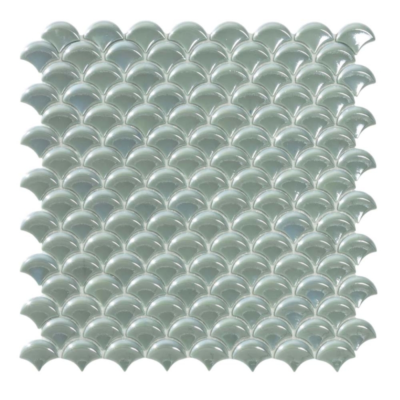 Turbot Jade Gloss Mosaic 317x324mm