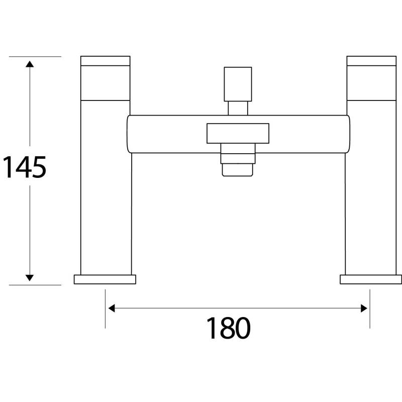 Venture Chrome Bath Shower Mixer Tap