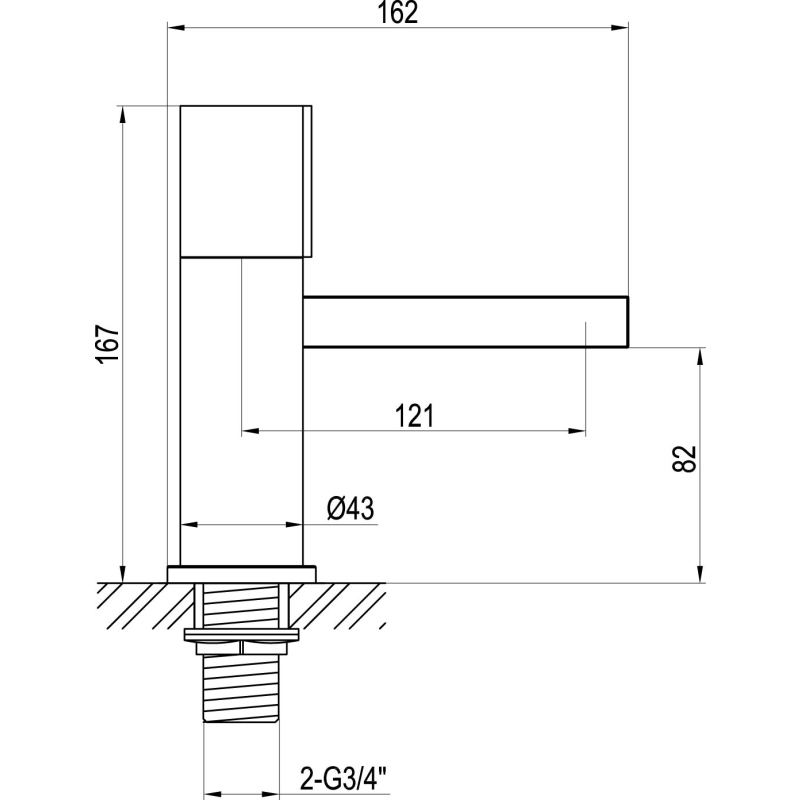 Pancho Chrome Bath Shower Mixer Tap