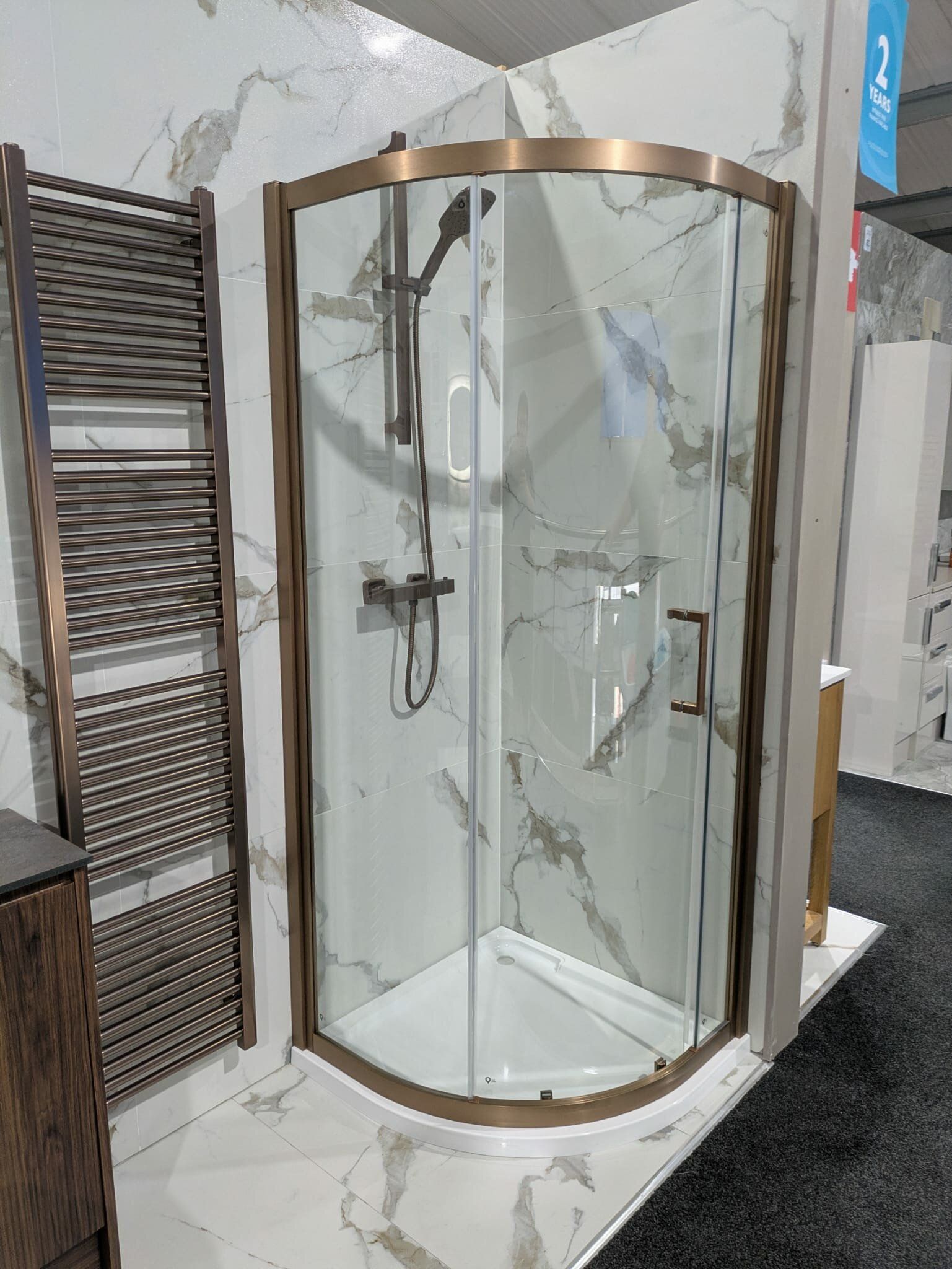 Bronze Fabio Shower Enclosure