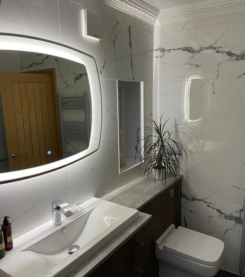 Kelto White Marble Gloss Porcelain Tile