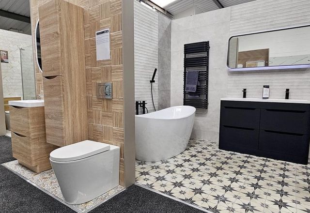 Bathroom bays at Easy Bathrooms Sheffield