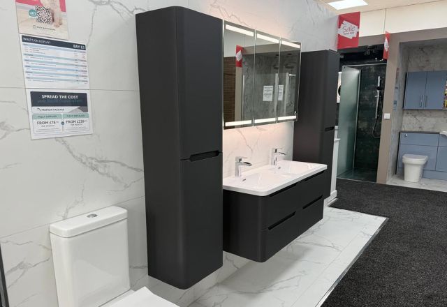 Bathroom displays Milton Keynes showroom