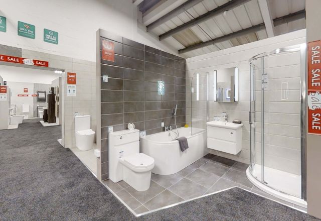 Crewe bathroom displays