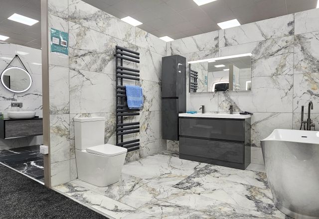 Easy Bathrooms & Tiles Basingstoke Showroom Marble tiles