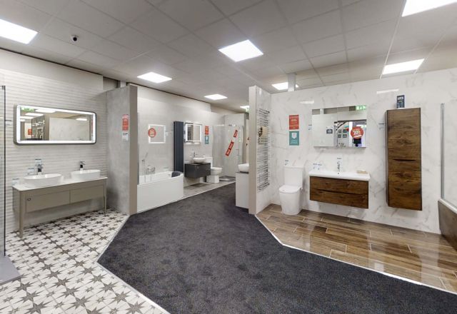 Easy Bathrooms Aintree displays