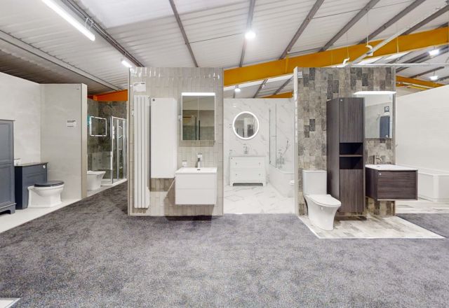 Bathroom displays South Shields showroom