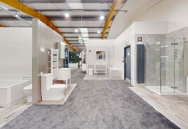 Bathroom bays at Easy Bathrooms  South Shields