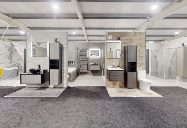 Easy Bathrooms & Tiles Showroom Barnstaple Retail Park Over 90 Displays