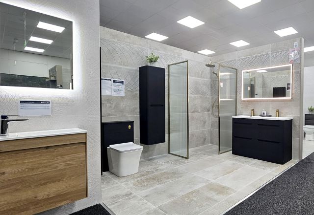 Easy Bathrooms & Tiles Basingstoke Showroom bathroom display