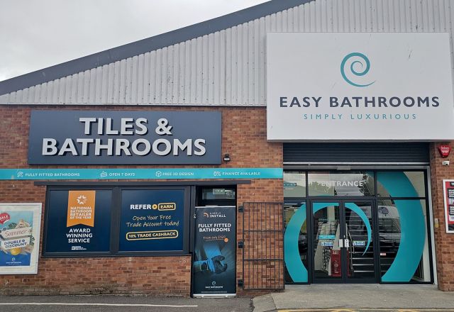 Easy Bathrooms & Tiles Bridgwater showroom