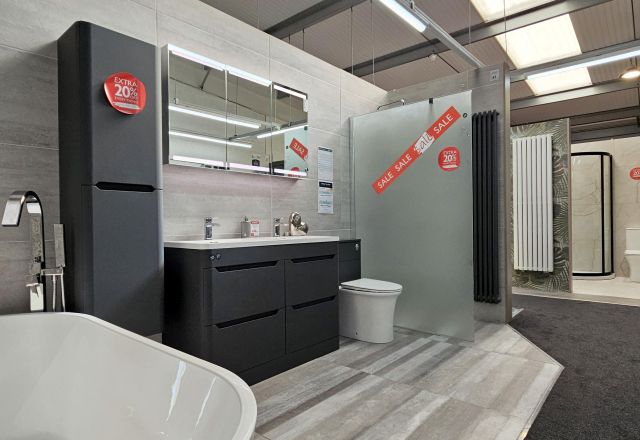 Bathroom displays Easy Bathrooms Leeds Seacroft