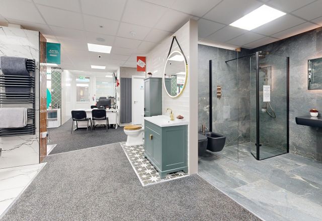 Easy Bathrooms & Tiles Bridgwater showroom