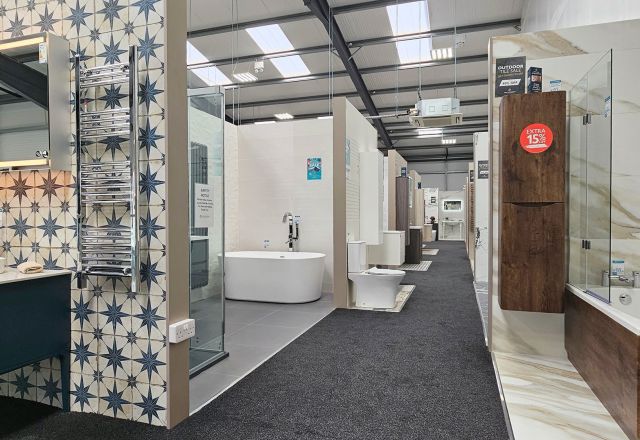 Bathroom displays Easy Bathrooms Watford