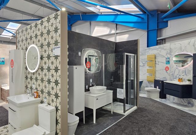 Bathroom displays aberystwyth showrroom