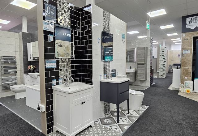 Easy Bathrooms & Tiles displays Chelmsford