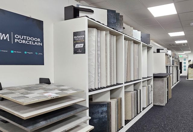 Amesbury tile displays