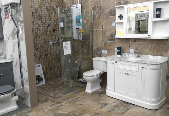 Bathroom bays at Easy Bathrooms Southampton
