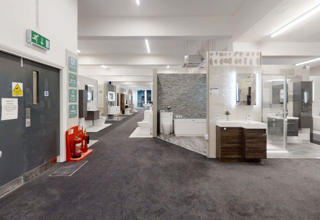 Bathroom displays easy bathrooms