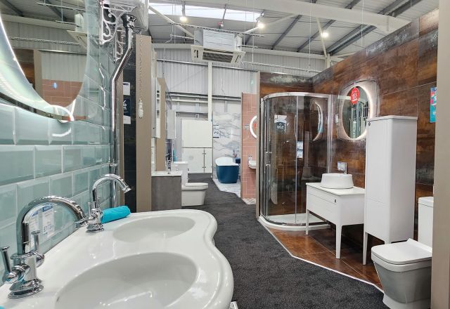 Brackley Easy Bathrooms Showroom displays