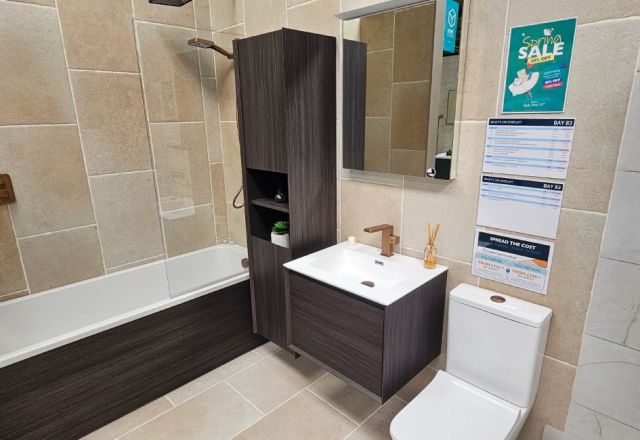 Easy Bathrooms & Tiles Crawley showroom