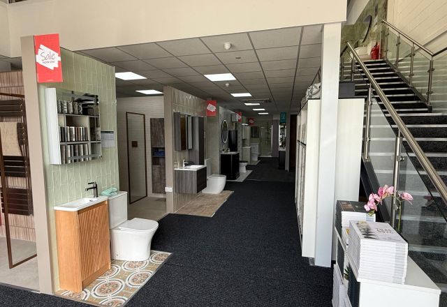 Interior view of the Easy Bathrooms Lewisham showroom