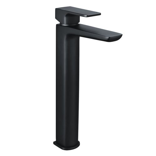 Easy Bathrooms Zena Black Tall Basin Mono Tap | Black Basin Taps