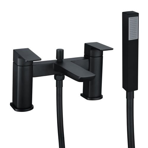 Easy Bathrooms Zena Black Bath Shower Mixer Tap | Black Bath Taps