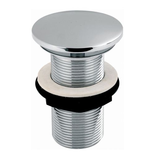 Xcel Hoe Unslotted Chroe Silver Click Clack Basin Waste, Durable Xcel Hoe Unslotted Chroe Silver Click Clack Basin Waste, Durable