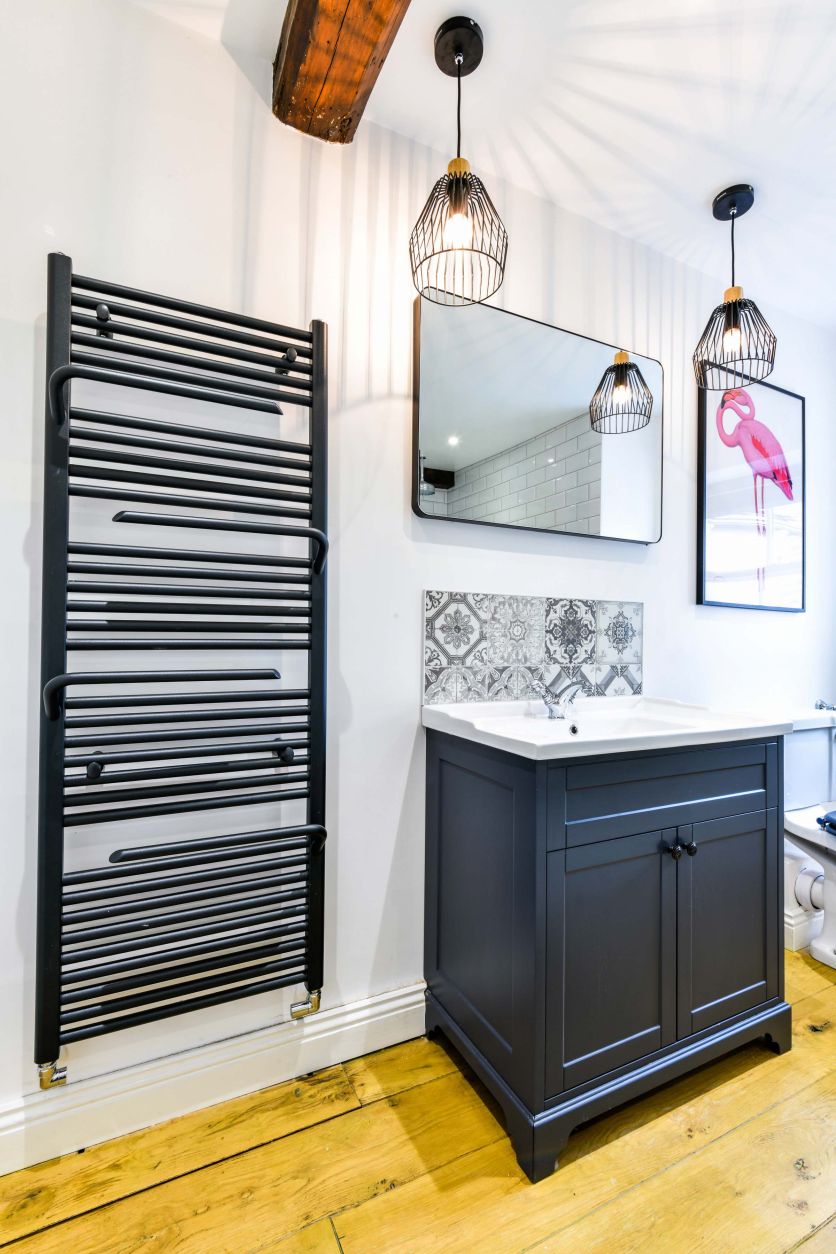 Arundel Midnight Grey Traditional Vanity Unit