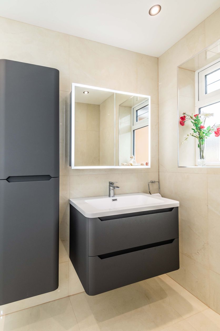 Ellis Charcoal Wall Hung Vanity Unit