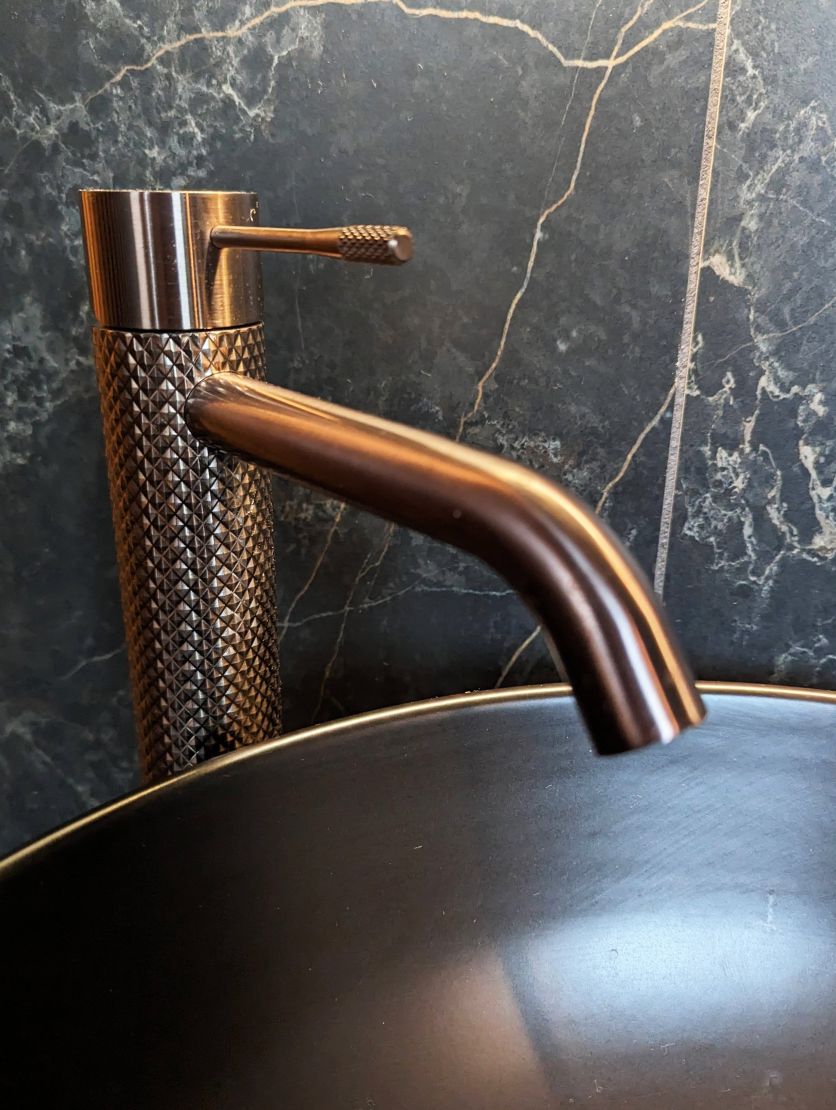 Moray Bronze Tall Basin Tap
