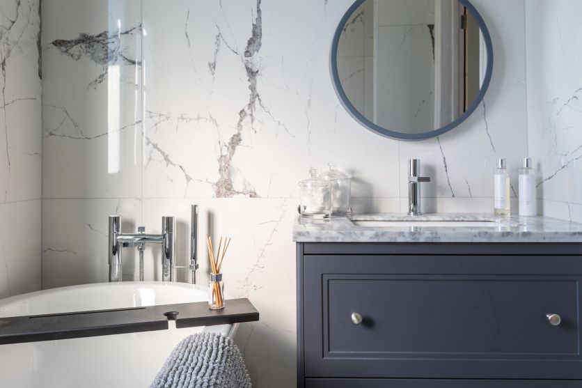 Pancho Chrome Basin & Bath Taps