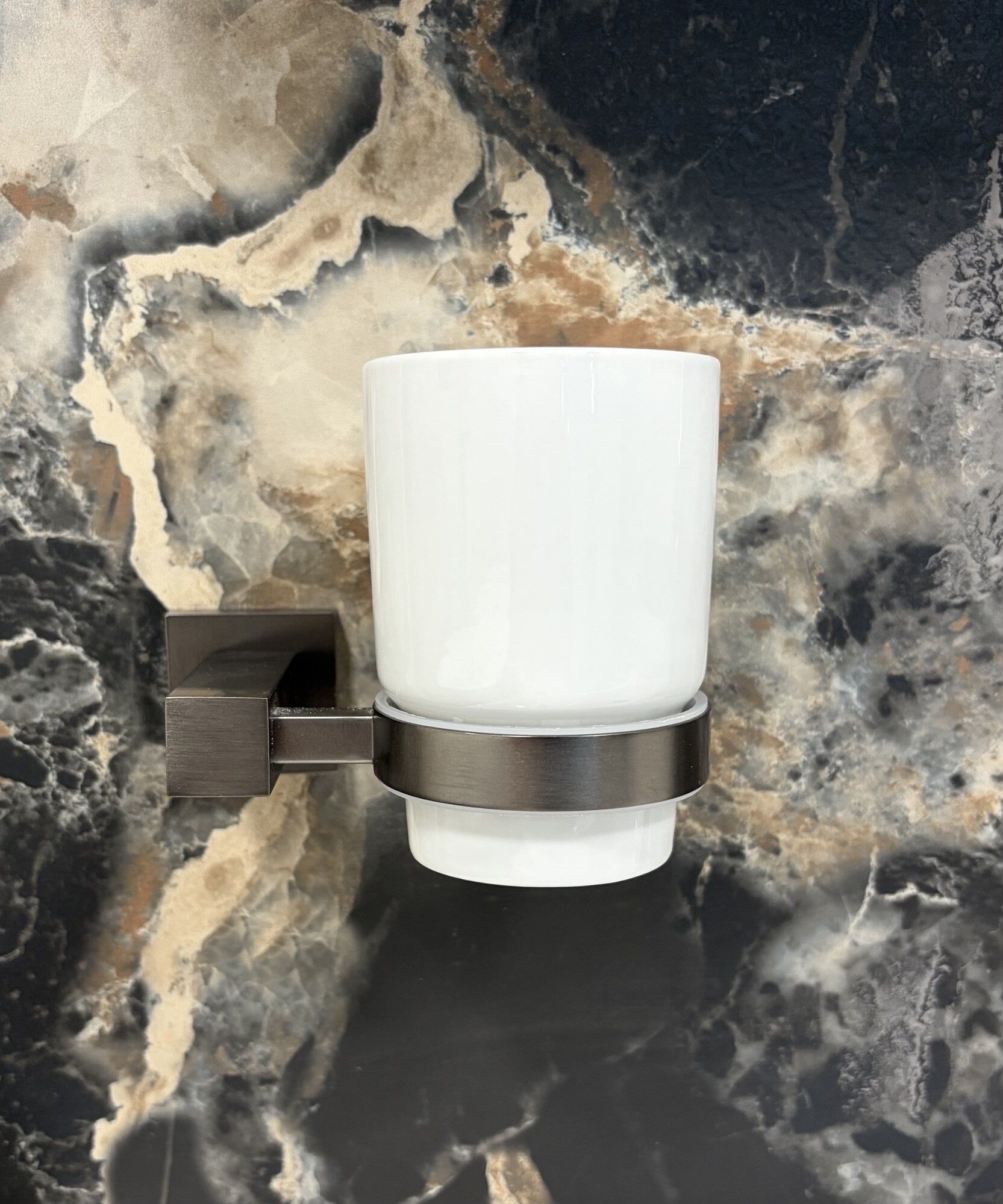 Quad Gunmetal Tumbler Holder