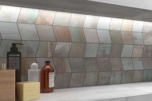 Image showingPorcelain Mosaic Tiles