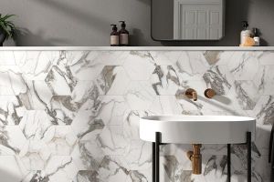 Image showingMarble Effect Wall Tiles