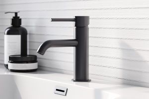 Image showingGunmetal Bathroom Taps