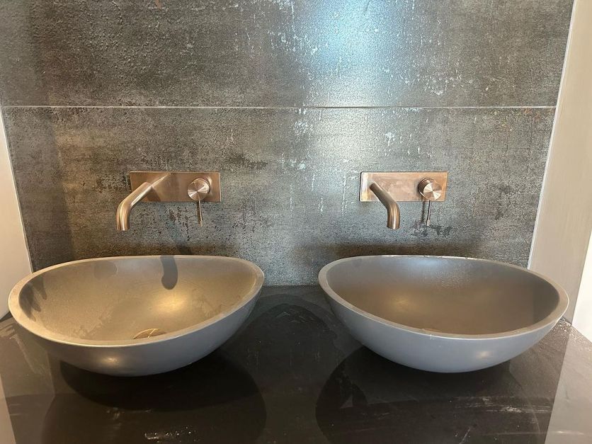 Metallon Titanium Semi-Polished Metallic Porcelain Tiles - 600x1200mm