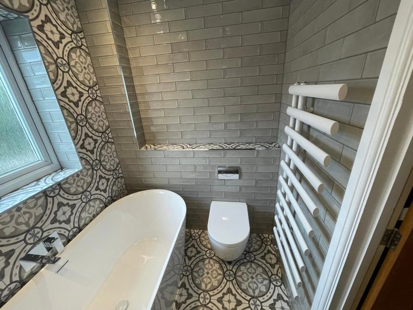 Navajo Gris Gloss Ceramic Brick Tile