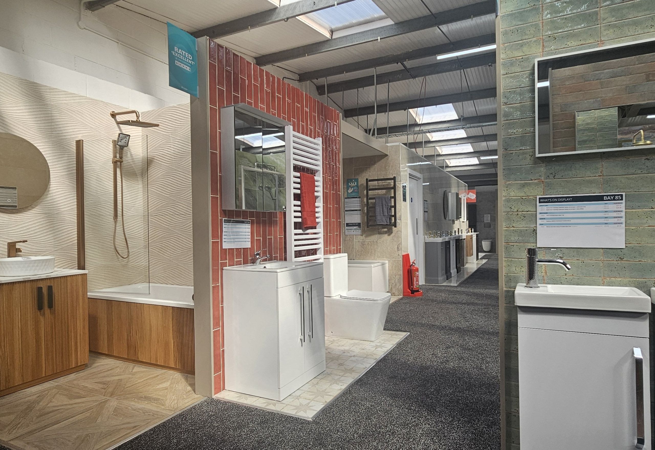 Easy Bathrooms & Tiles Bristol showroom