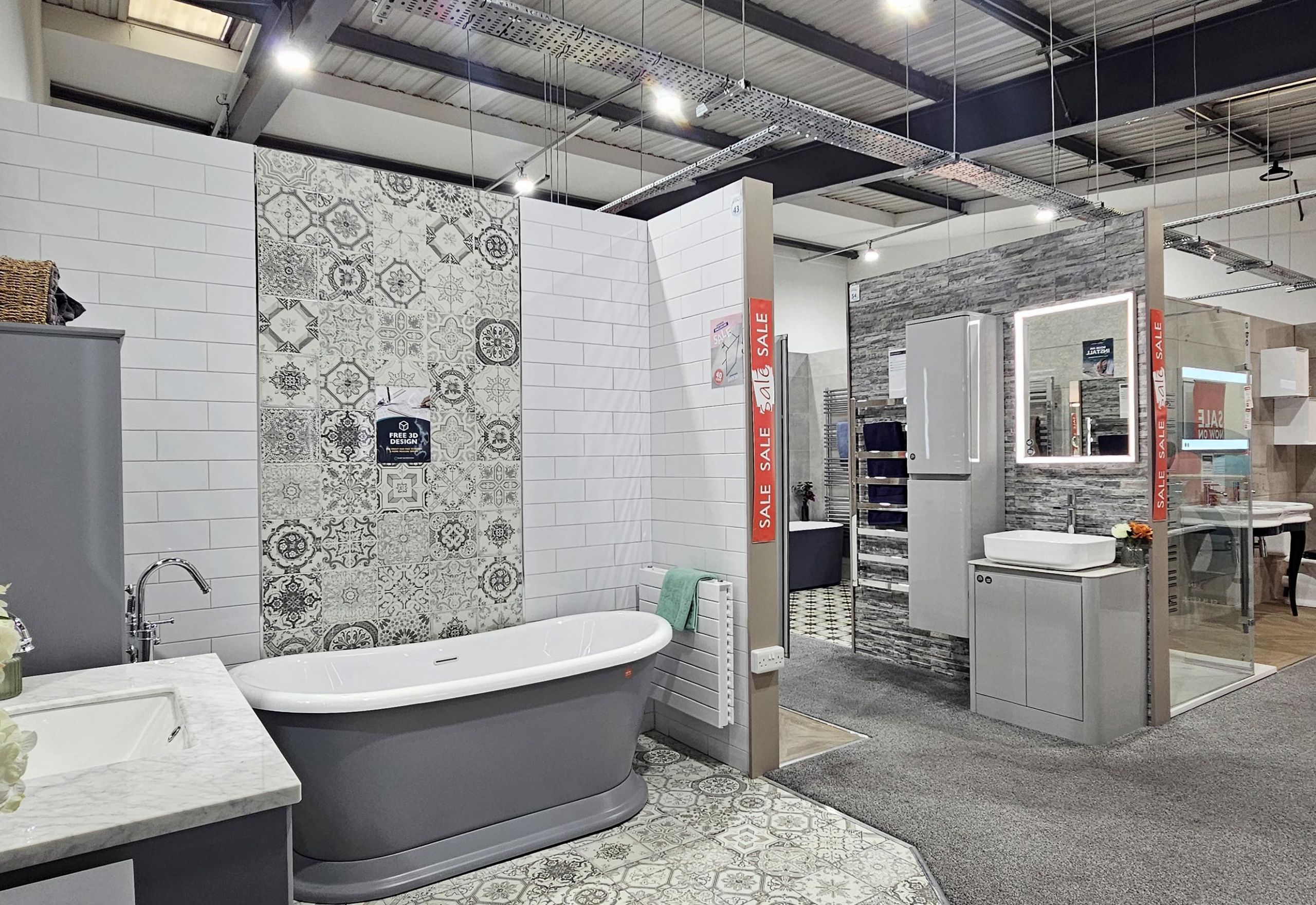 Easy Bathrooms & Tiles Bedford Showroom