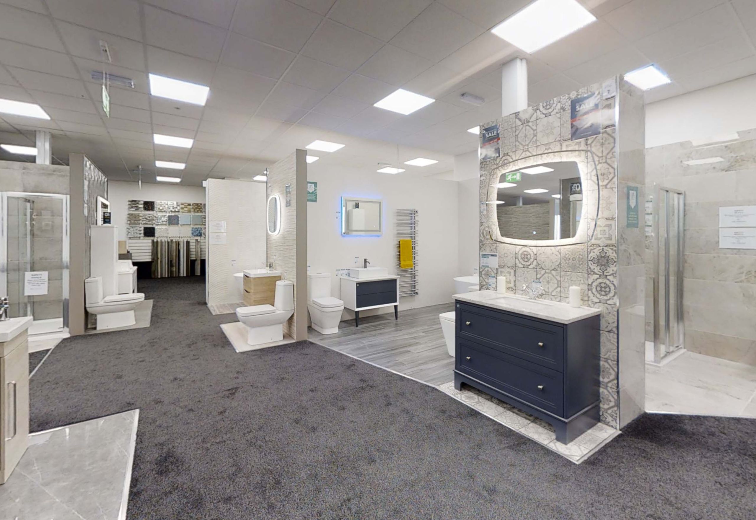 Easy Bathrooms & Tiles Showroom near Bideford
