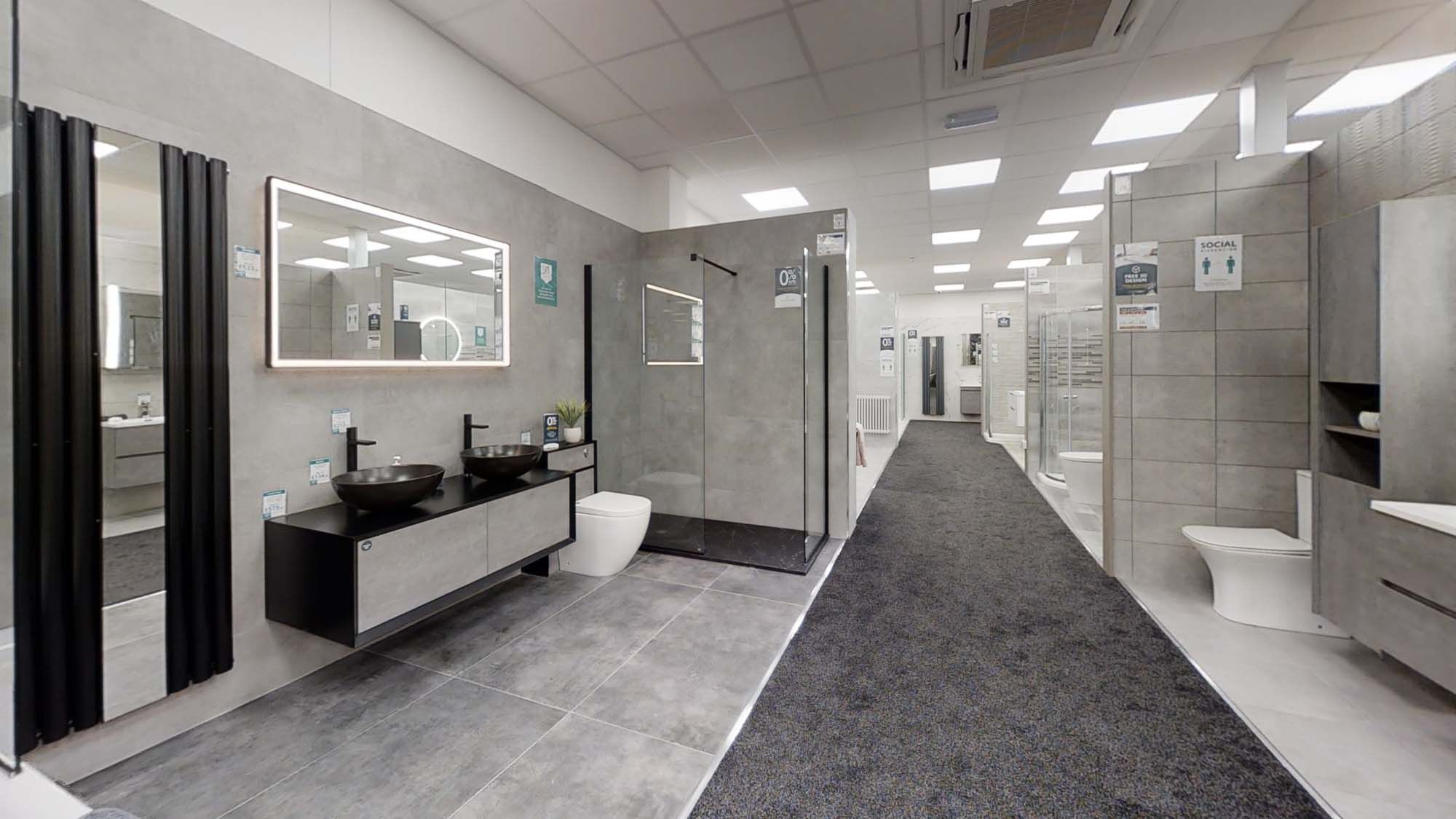 Bathroom displays Easy Bathrooms Winchester