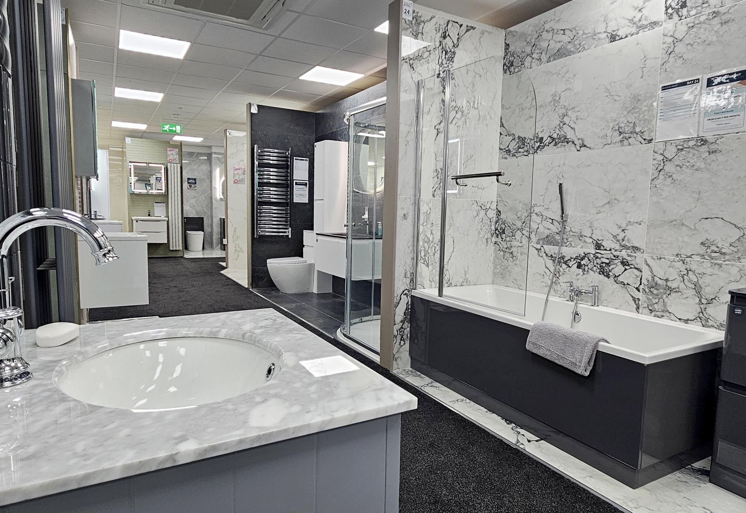 Easy Bathrooms and Tiles Maidstone Showroom