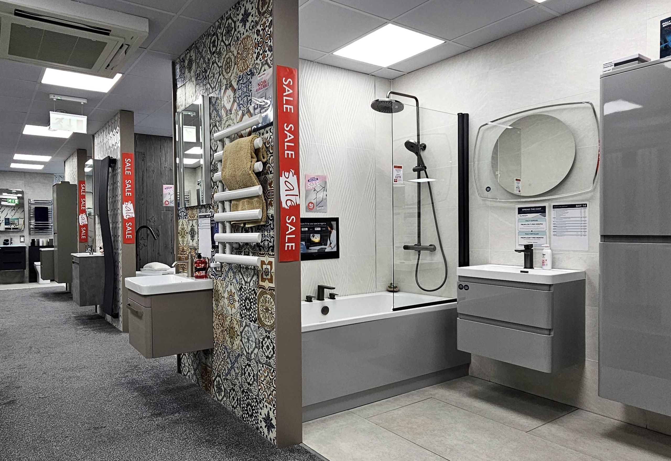 Easy Bathrooms & Tiles Bedford Showroom