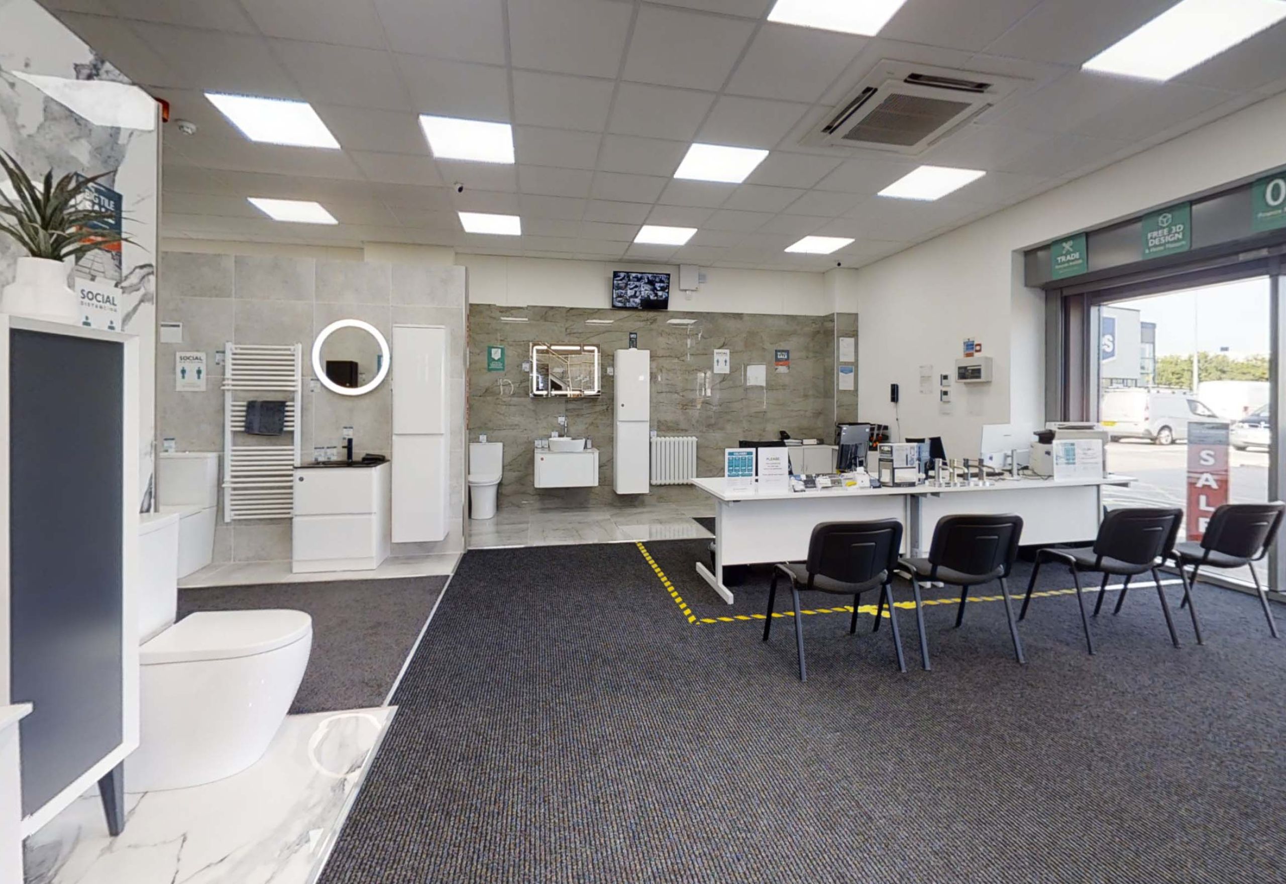 Edmonton bathroom showroom
