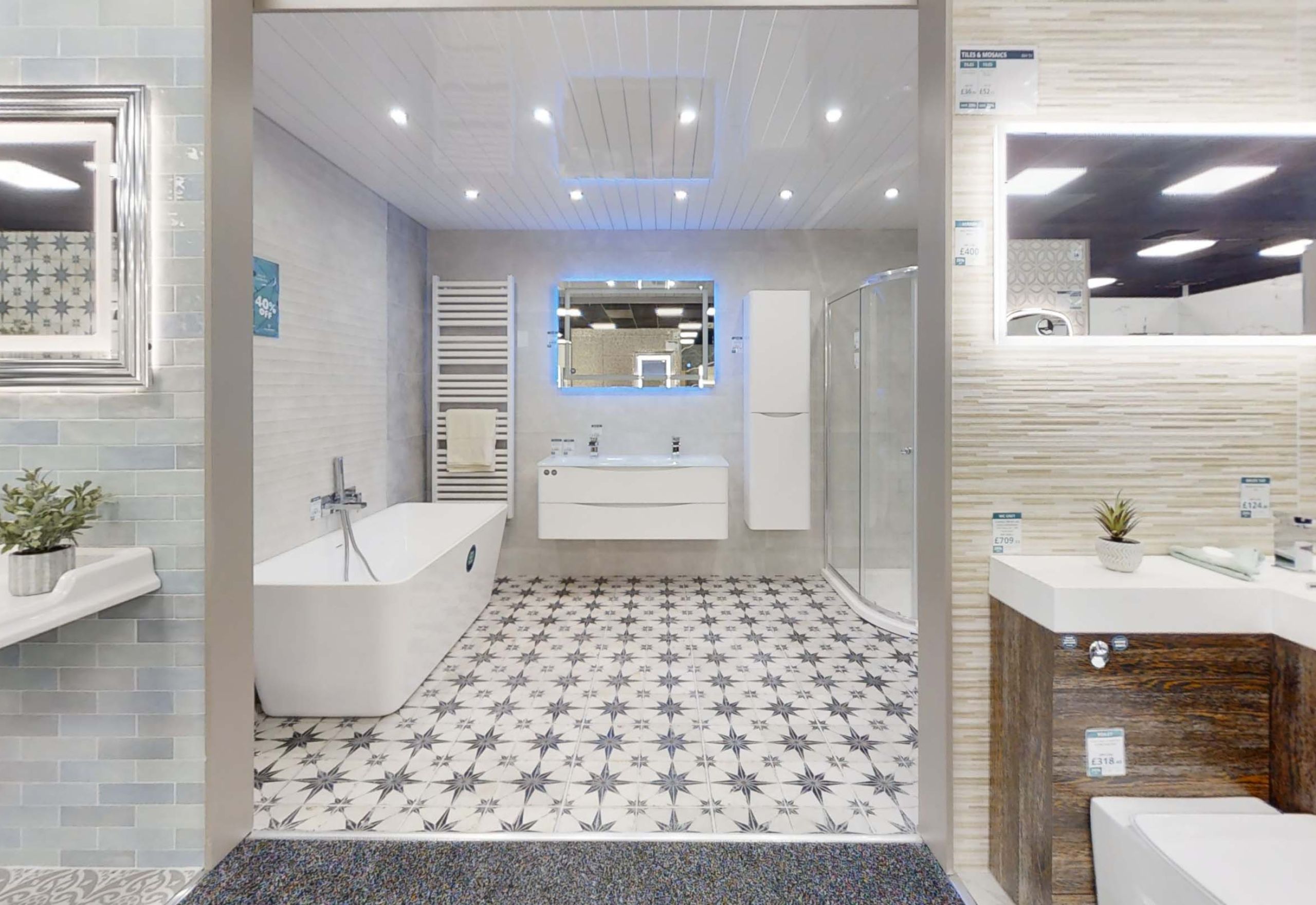 Bathroom displays Easy Bathrooms Newcastle