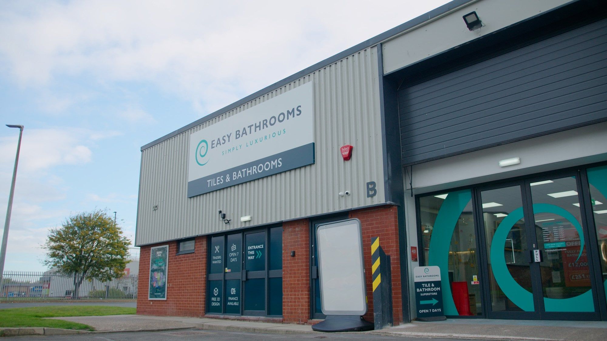 External view of Easy Bathrooms & Tiles Newcastle Airport