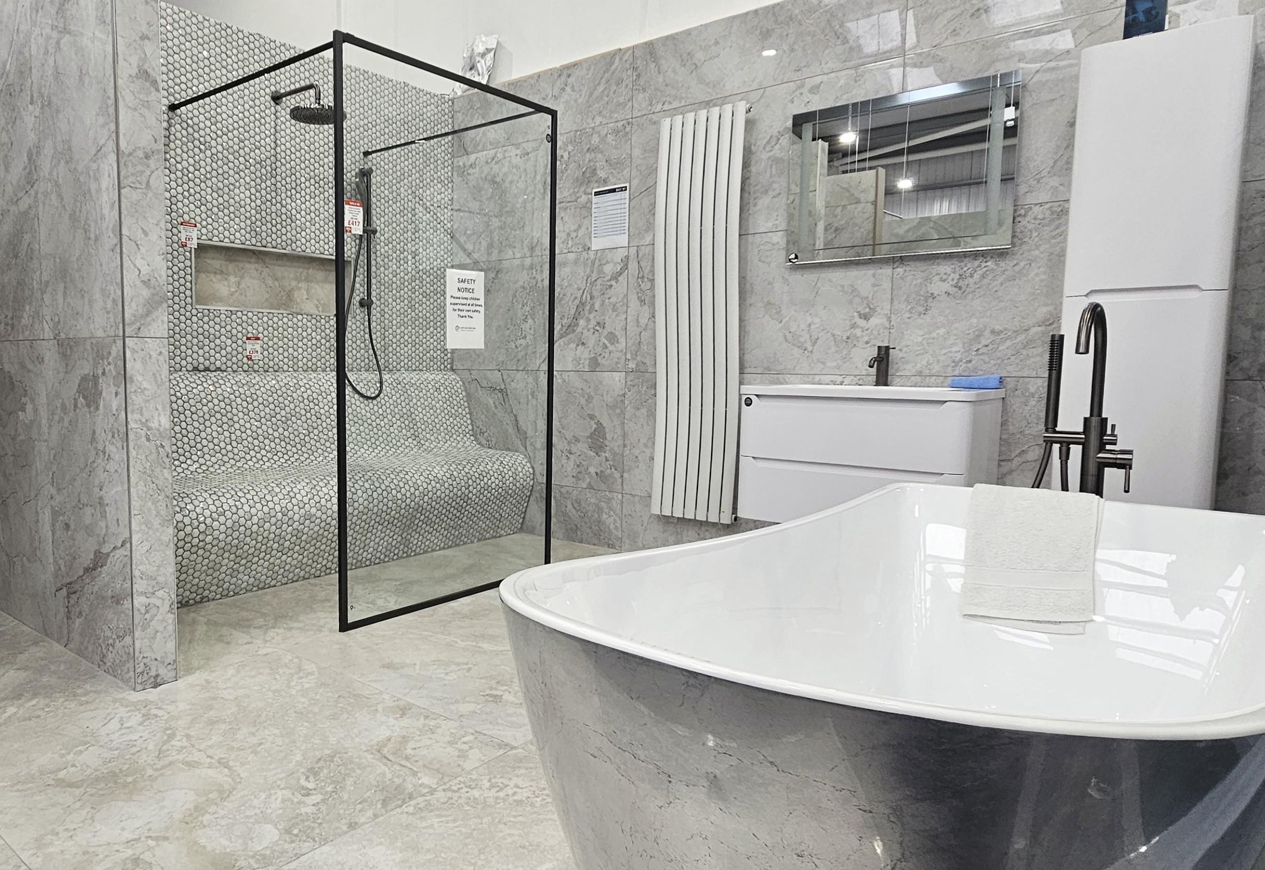 Easy Bathrooms & Tiles Ipswich Showroom